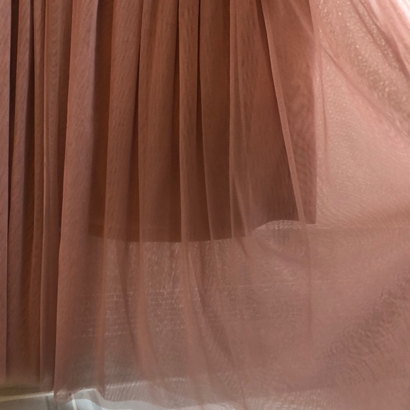 Pink Tulle Midi Skirt - Picture 5 of 5